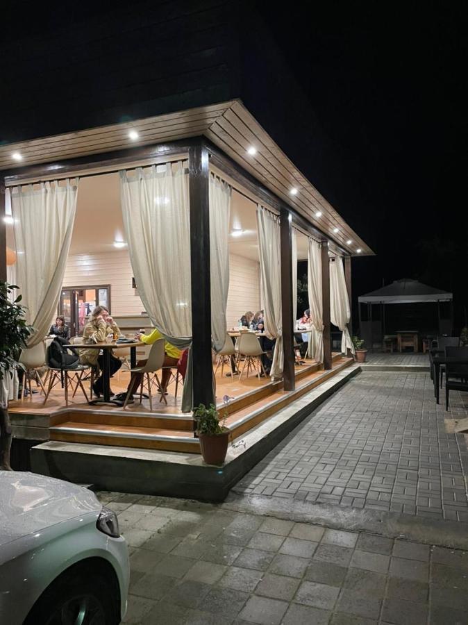Hotel Eco Village New Athos Bagian luar foto