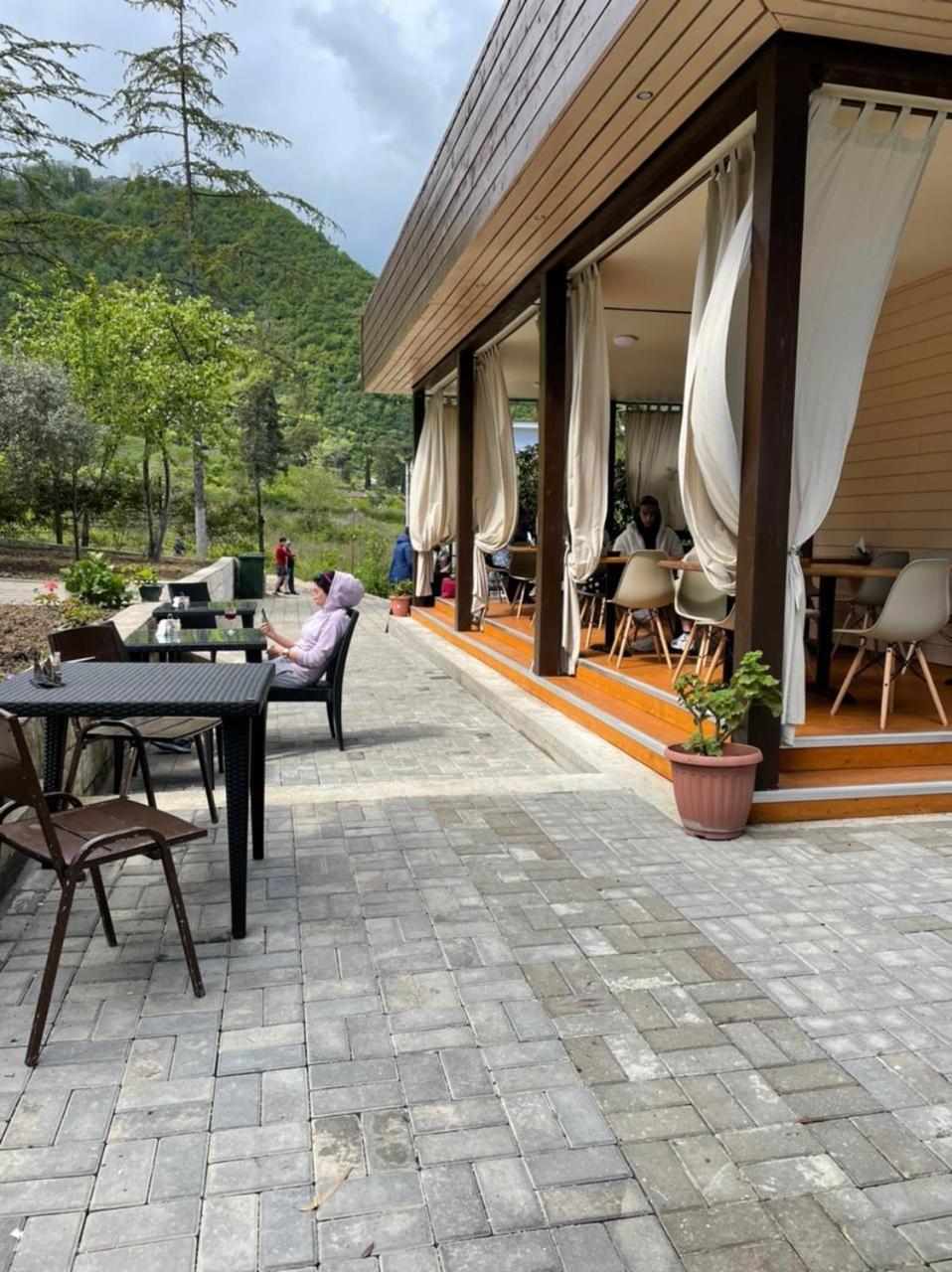 Hotel Eco Village New Athos Bagian luar foto