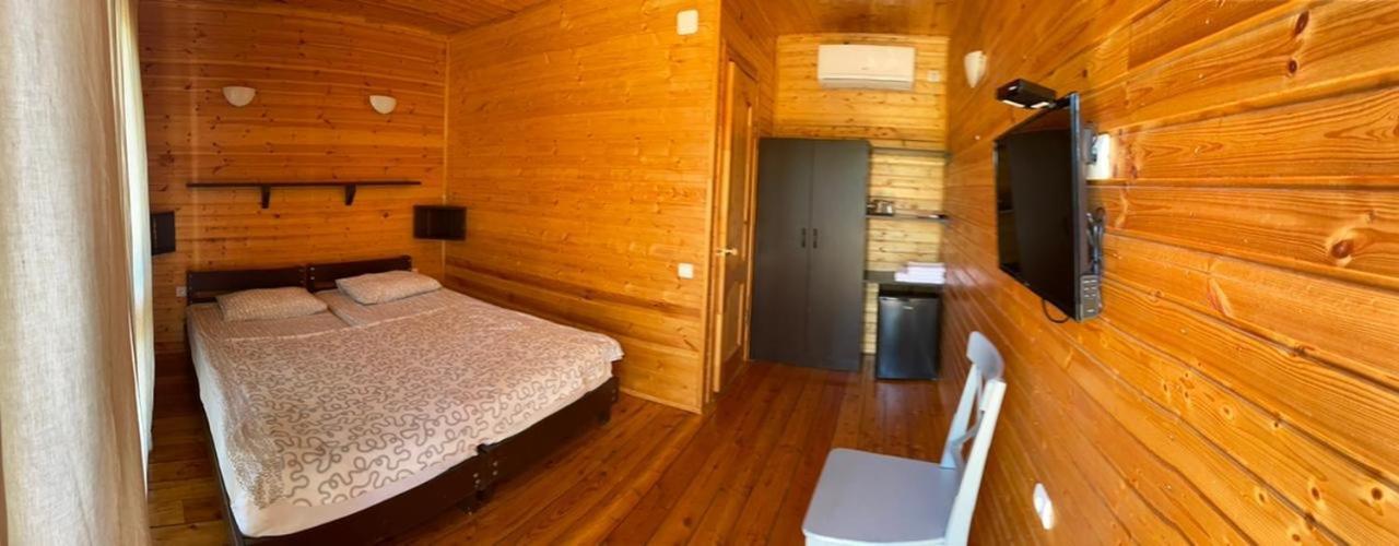 Hotel Eco Village New Athos Bagian luar foto