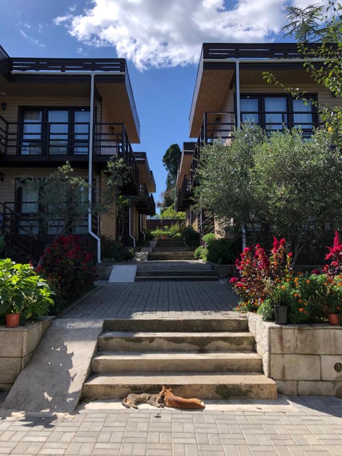 Hotel Eco Village New Athos Bagian luar foto