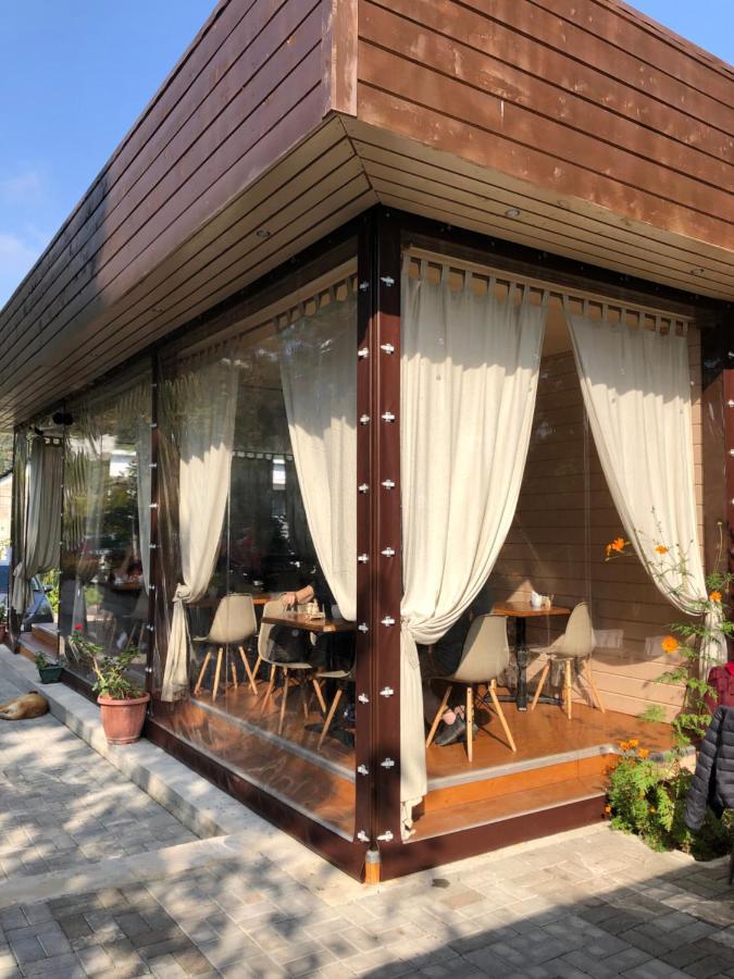 Hotel Eco Village New Athos Bagian luar foto