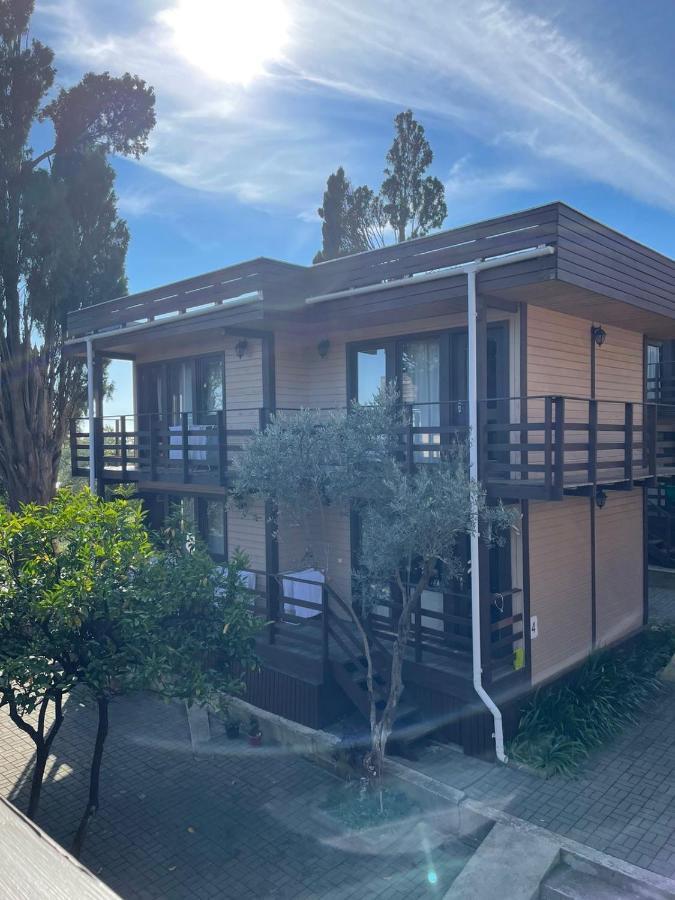 Hotel Eco Village New Athos Bagian luar foto
