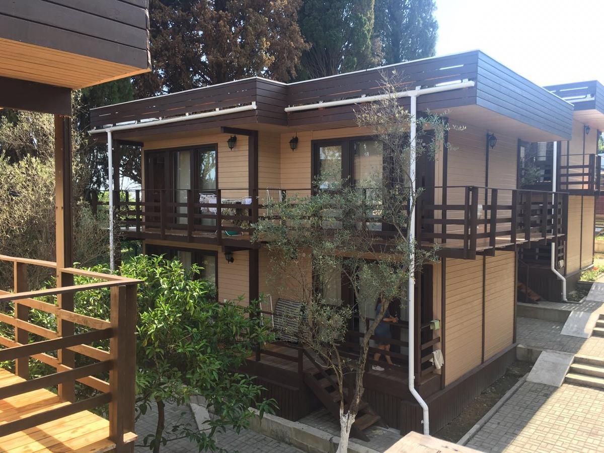 Hotel Eco Village New Athos Bagian luar foto
